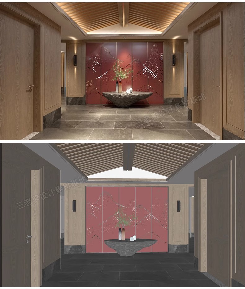图片[35]-草图大师 新中式餐厅包厢 酒店包厢 包间包房餐馆餐饮空间 SU模型-大怪兽分享