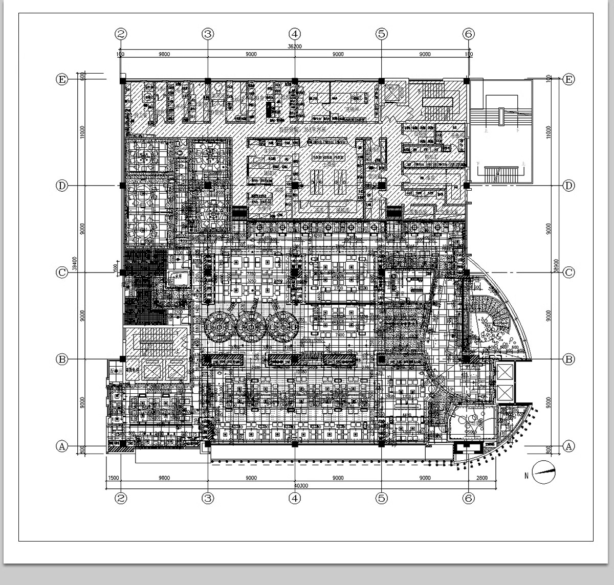 图片[26]-餐饮饭店CAD图块图库空间设计餐厅奶茶店酒吧餐桌椅卡座施工图-大怪兽分享