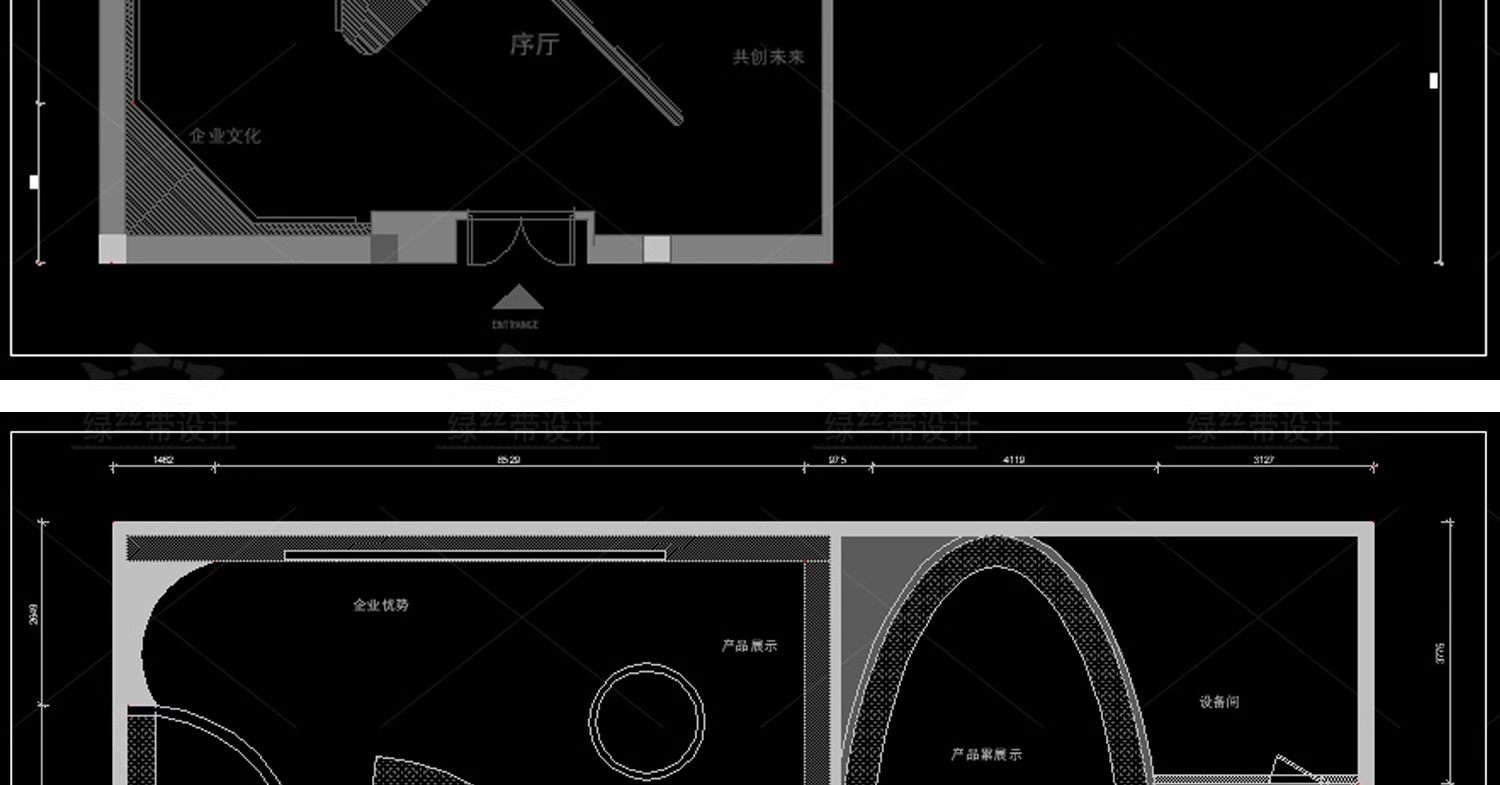 图片[44]-展厅商业文化展馆室内 布局企业科技展览馆方案设计CAD平面布置图-大怪兽分享