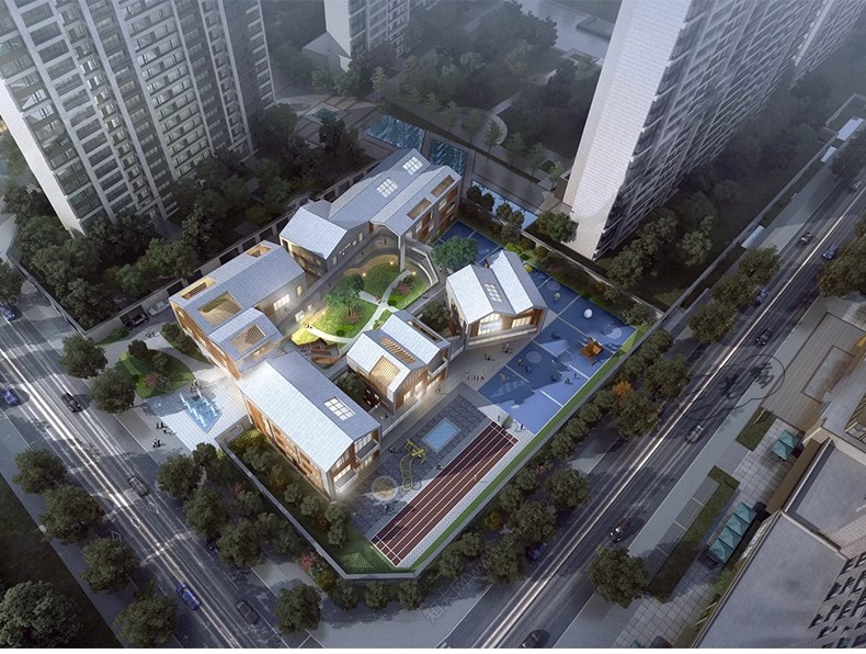 图片[46]-学校幼儿园建筑外观CAD施工图纸平面效果图 小学教学楼设计SU模型-大怪兽分享