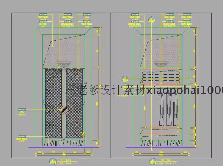 图片[39]-室内设计CAD图库家具模型 家装工装施工中式欧式平面立面图块素材-大怪兽分享