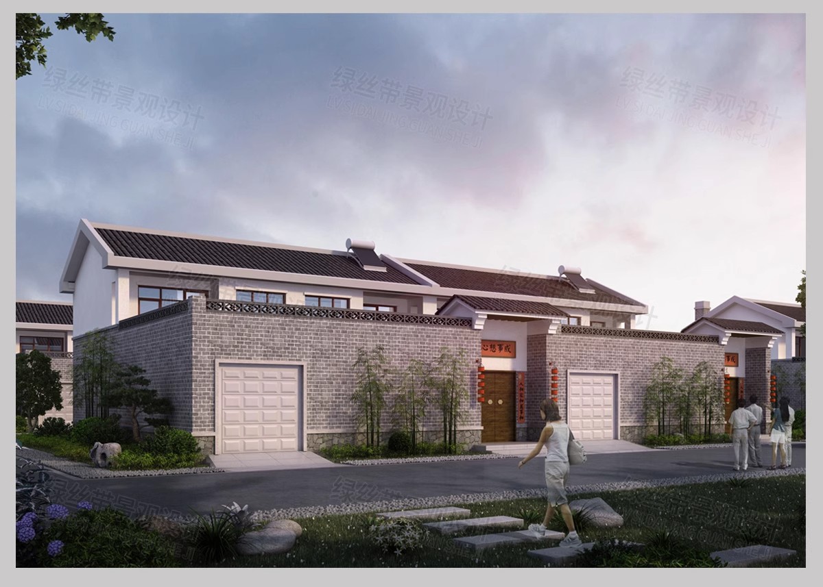图片[48]-新 中式四合院建筑民宿豪宅别墅乡村自建房院子效果图CAD施工图纸-大怪兽分享