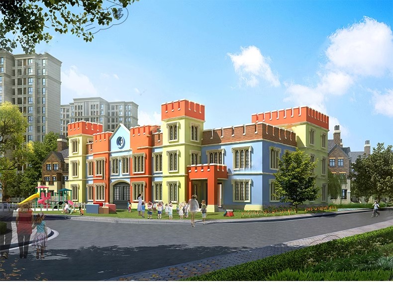 图片[47]-学校幼儿园建筑外观CAD施工图纸平面效果图 小学教学楼设计SU模型-大怪兽分享