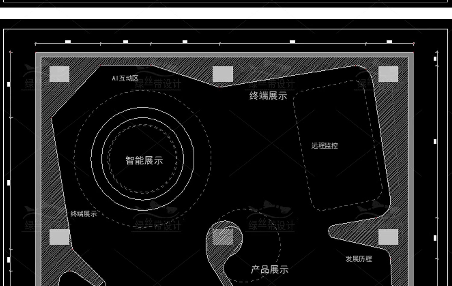 图片[48]-展厅商业文化展馆室内 布局企业科技展览馆方案设计CAD平面布置图-大怪兽分享