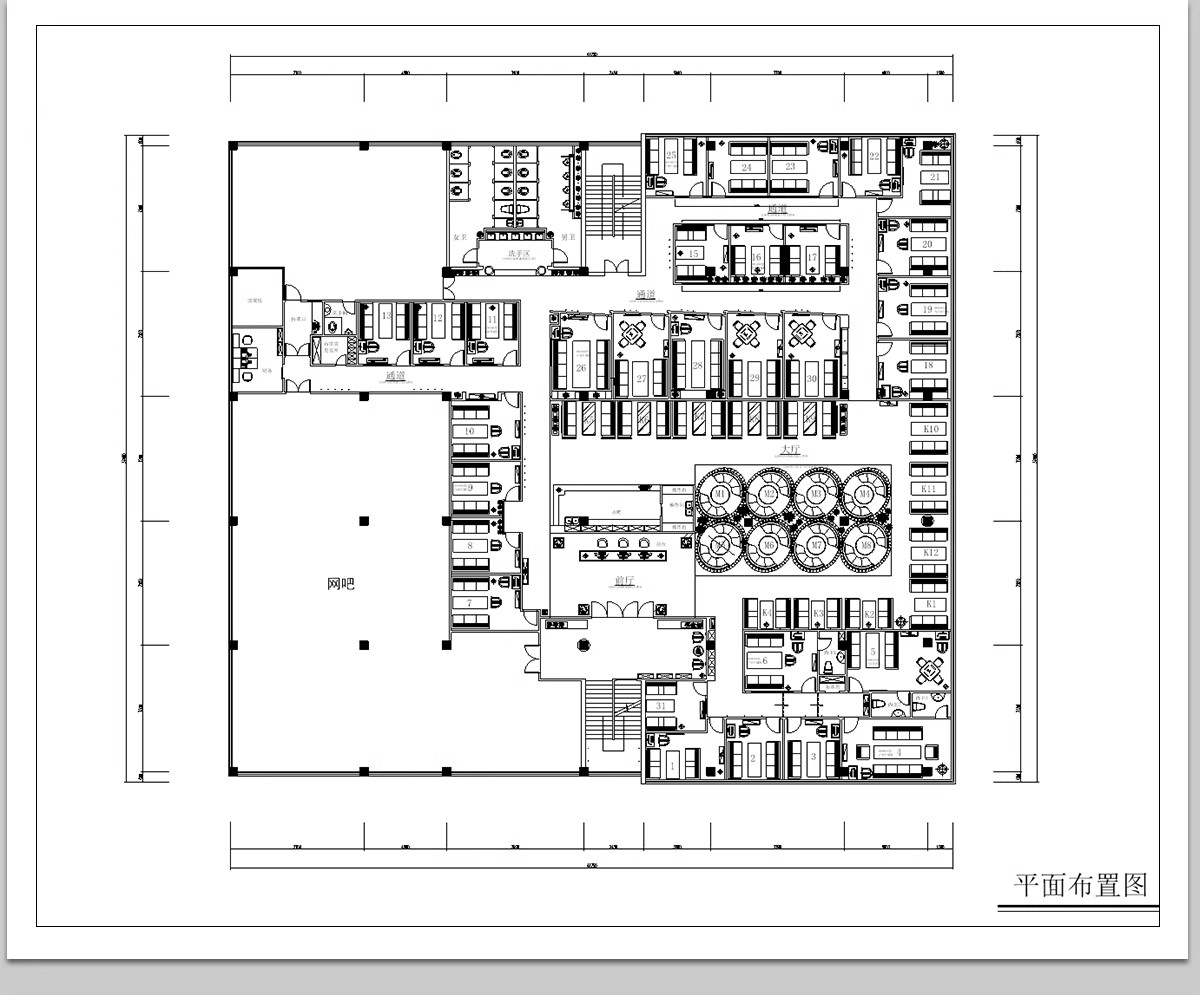 图片[31]-餐饮饭店CAD图块图库空间设计餐厅奶茶店酒吧餐桌椅卡座施工图-大怪兽分享