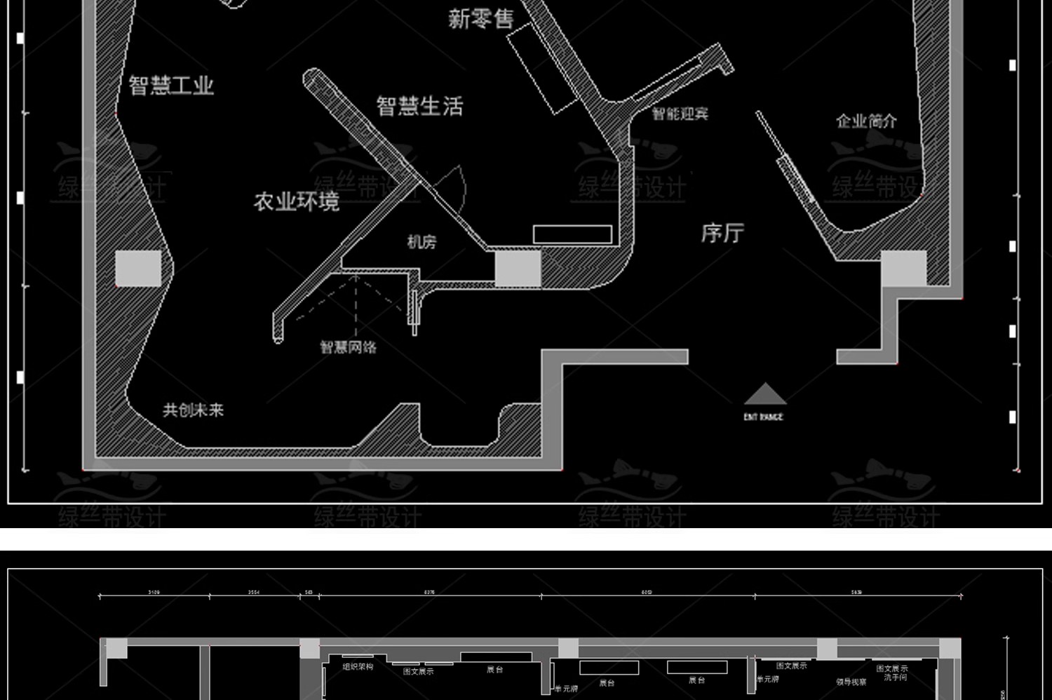 图片[49]-展厅商业文化展馆室内 布局企业科技展览馆方案设计CAD平面布置图-大怪兽分享
