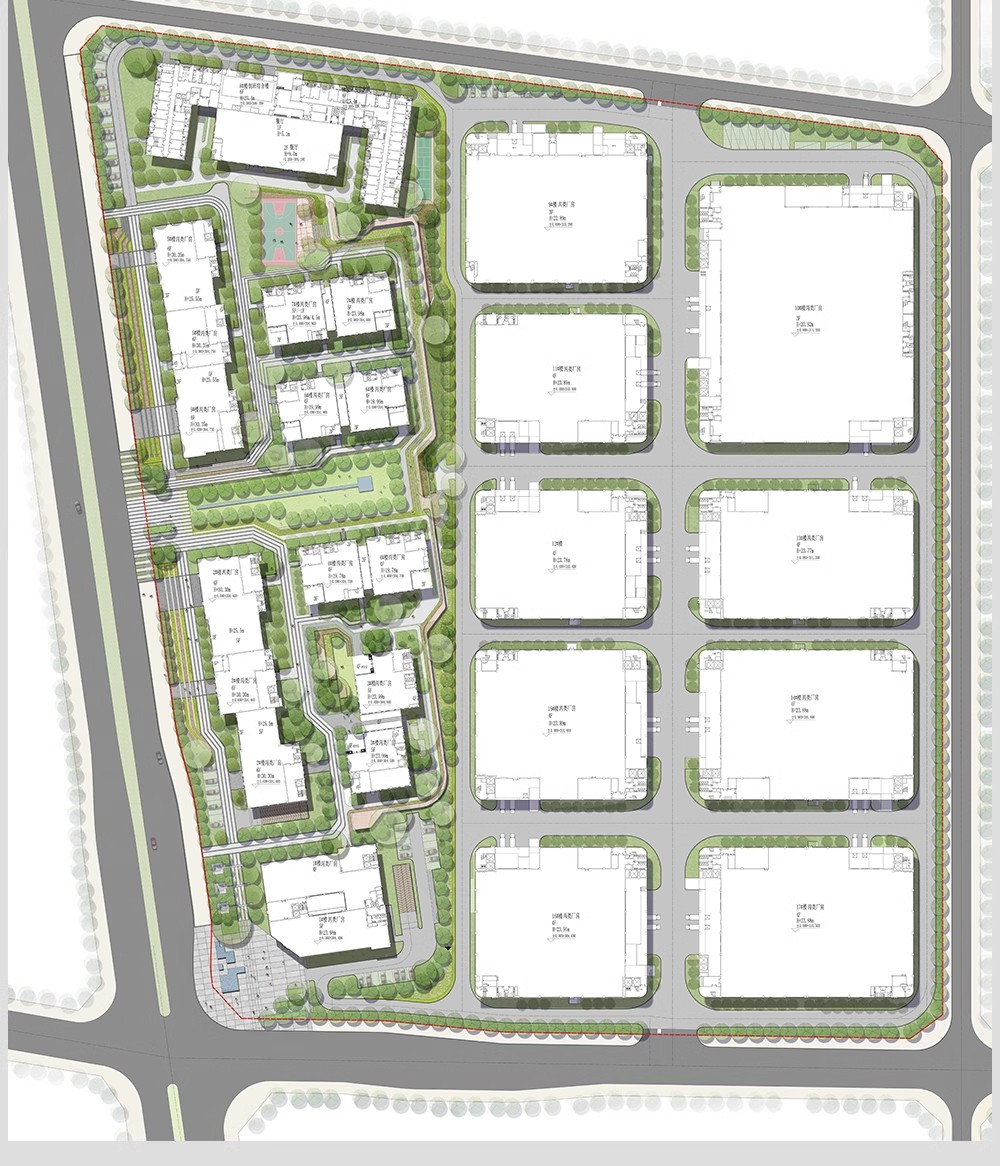 图片[31]-小清新建筑景观总平面图PSD分层园林公园广场彩平图竞赛风PS素材-大怪兽分享