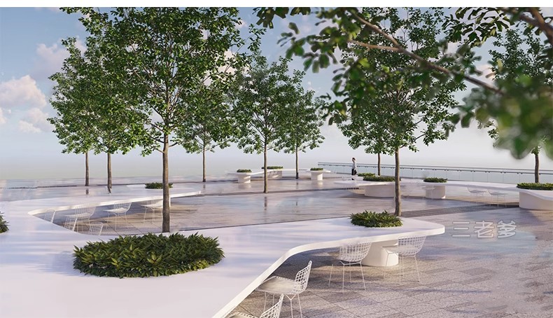 图片[24]-现代商业街广场景观座椅SU模型积木趣味种植树池坐凳小品草图大师-大怪兽分享