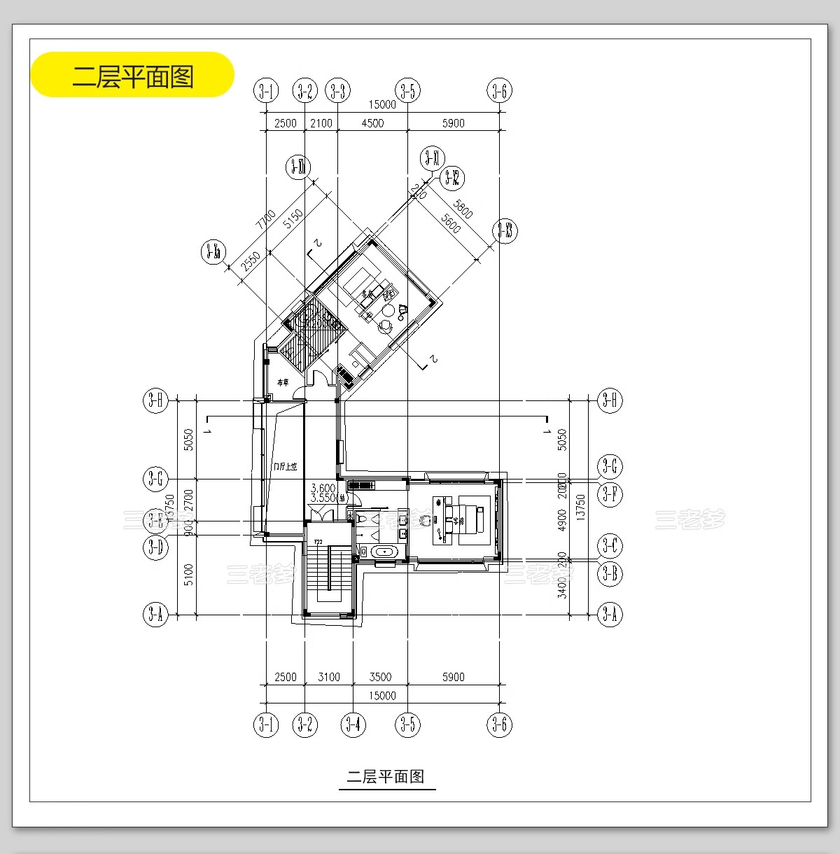 图片[21]-民宿酒店建筑CAD施工图 总平面布局图立面乡村客栈设计图纸效果图-大怪兽分享