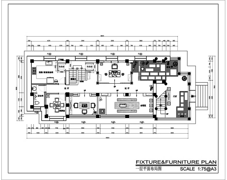 图片[31]-茶室茶楼茶馆CAD施工图 会所茶社室内设计装修平面布局图方案素材-大怪兽分享