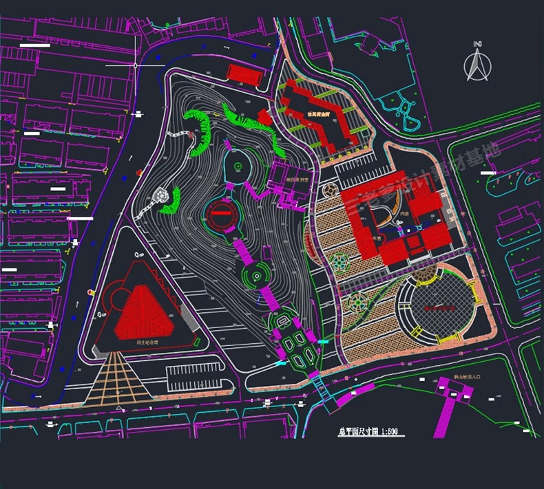 图片[42]-700套，园林景观公园小游园滨水湿地广场全套cad施工图规划平面设计方案-大怪兽分享