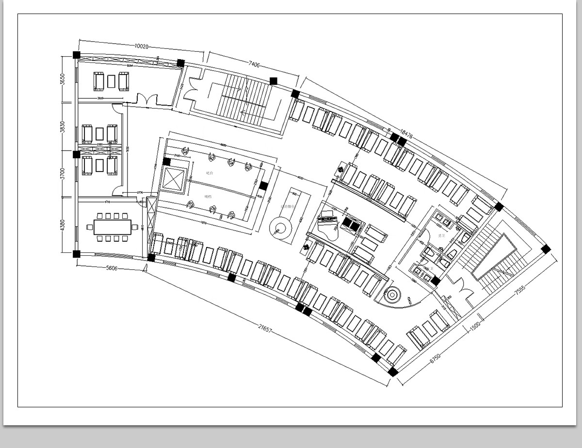 图片[34]-餐饮饭店CAD图块图库空间设计餐厅奶茶店酒吧餐桌椅卡座施工图-大怪兽分享