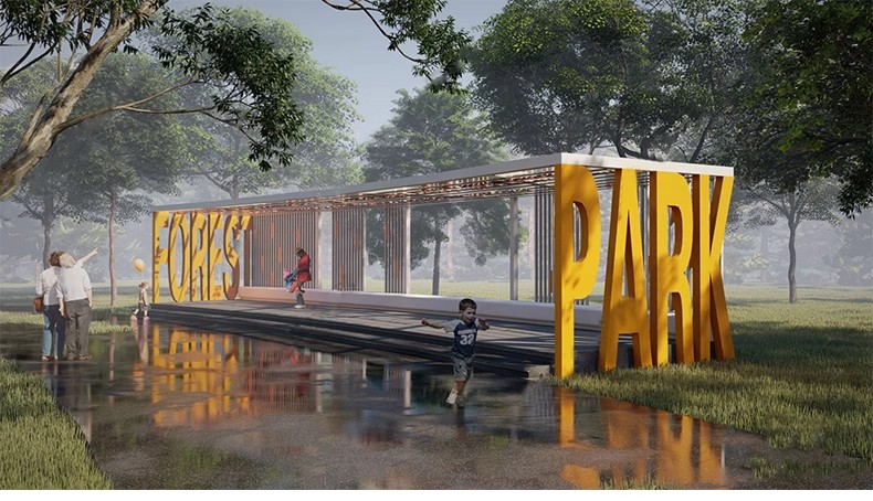 图片[24]-庭院防腐 木 花架休闲葡萄架长廊公园户外景观廊架su模型草图大师-大怪兽分享