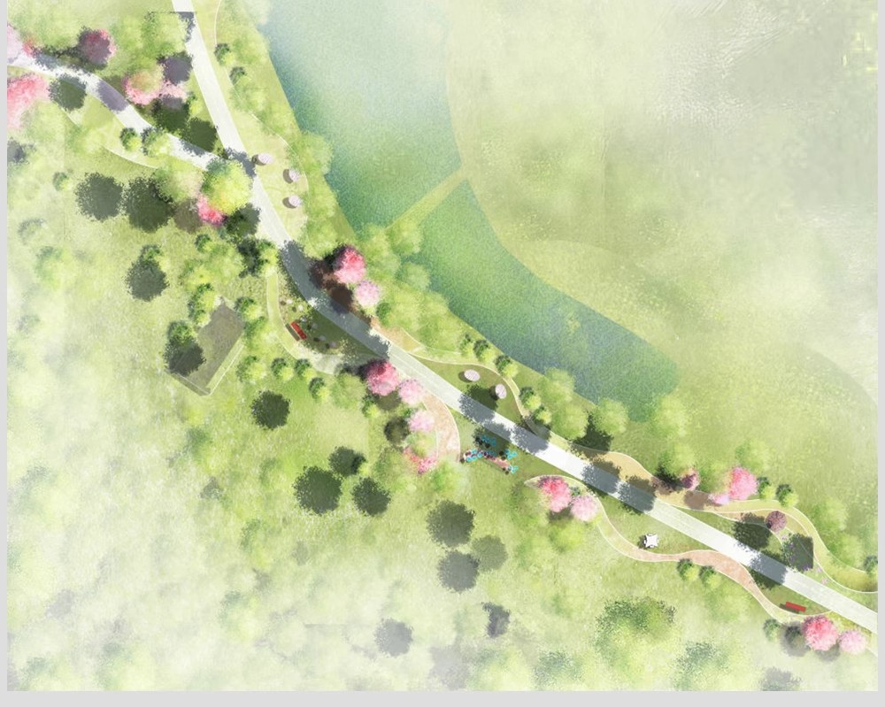 图片[34]-小清新建筑景观总平面图PSD分层园林公园广场彩平图竞赛风PS素材-大怪兽分享