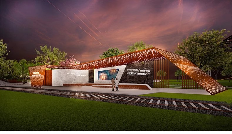 图片[25]-庭院防腐 木 花架休闲葡萄架长廊公园户外景观廊架su模型草图大师-大怪兽分享