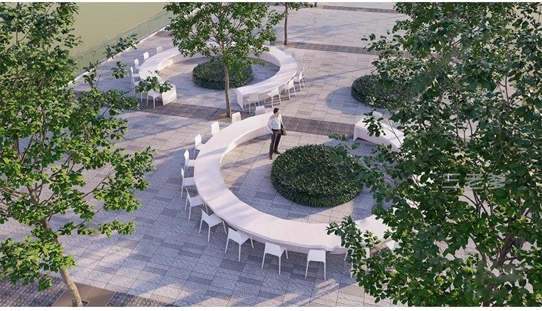 图片[27]-现代商业街广场景观座椅SU模型积木趣味种植树池坐凳小品草图大师-大怪兽分享