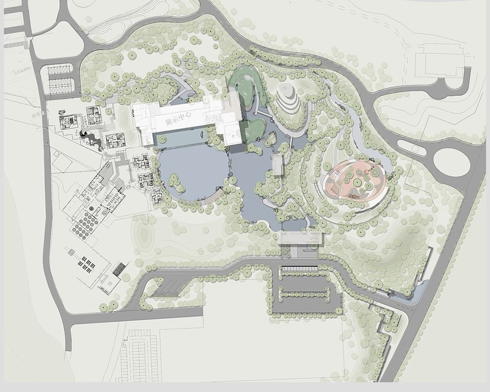 图片[35]-小清新建筑景观总平面图PSD分层园林公园广场彩平图竞赛风PS素材-大怪兽分享