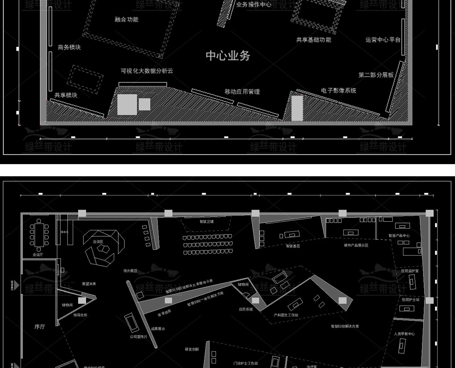 图片[53]-展厅商业文化展馆室内 布局企业科技展览馆方案设计CAD平面布置图-大怪兽分享