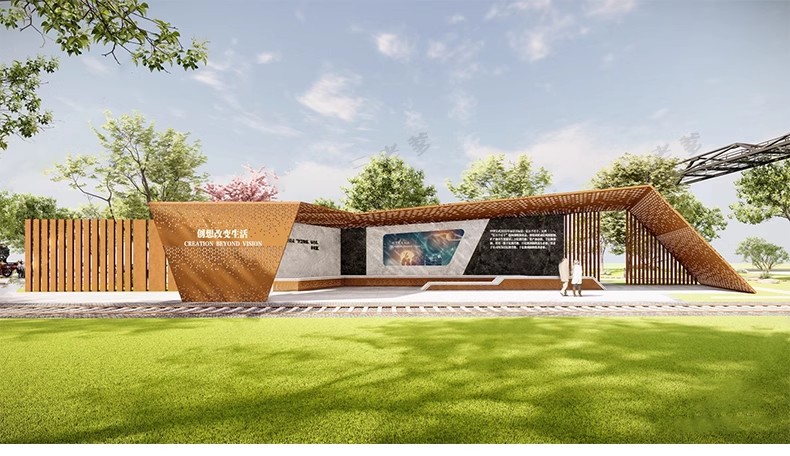 图片[26]-庭院防腐 木 花架休闲葡萄架长廊公园户外景观廊架su模型草图大师-大怪兽分享