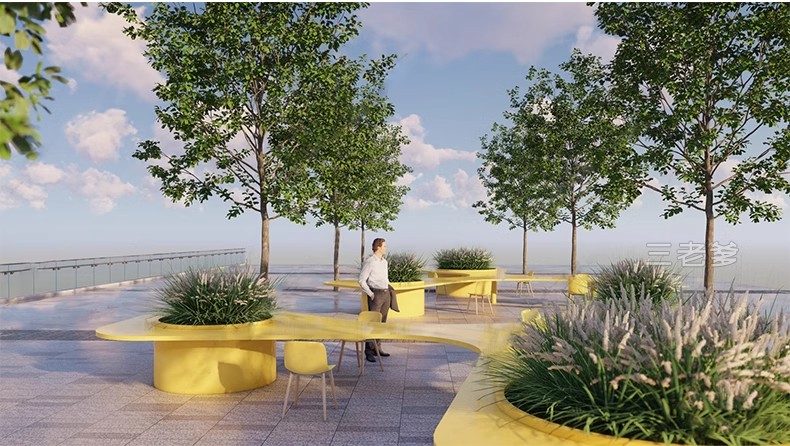 图片[28]-现代商业街广场景观座椅SU模型积木趣味种植树池坐凳小品草图大师-大怪兽分享