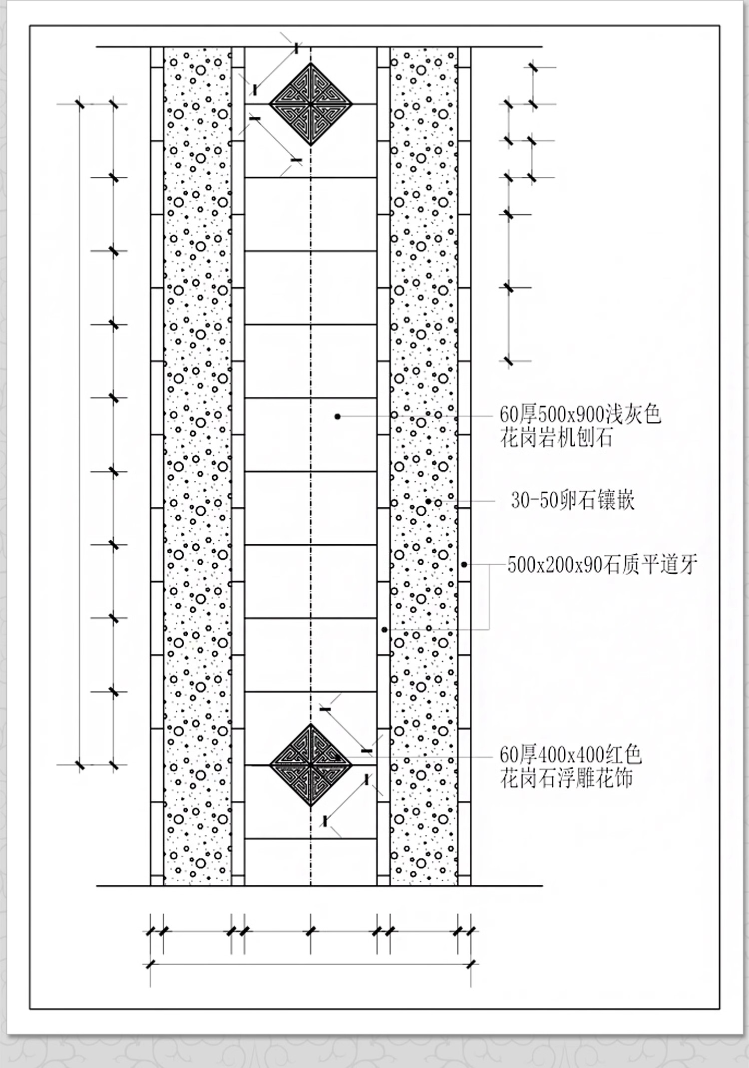 图片[39]-1000款，道路园路CAD施工图纸 景观园林铺装地面平面立面节点大样剖面详图-大怪兽分享