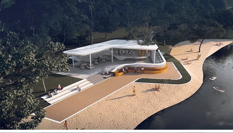 图片[28]-庭院防腐 木 花架休闲葡萄架长廊公园户外景观廊架su模型草图大师-大怪兽分享