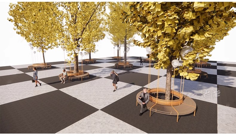 图片[30]-现代商业街广场景观座椅SU模型积木趣味种植树池坐凳小品草图大师-大怪兽分享