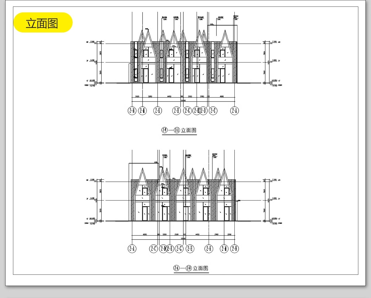 图片[28]-民宿酒店建筑CAD施工图 总平面布局图立面乡村客栈设计图纸效果图-大怪兽分享