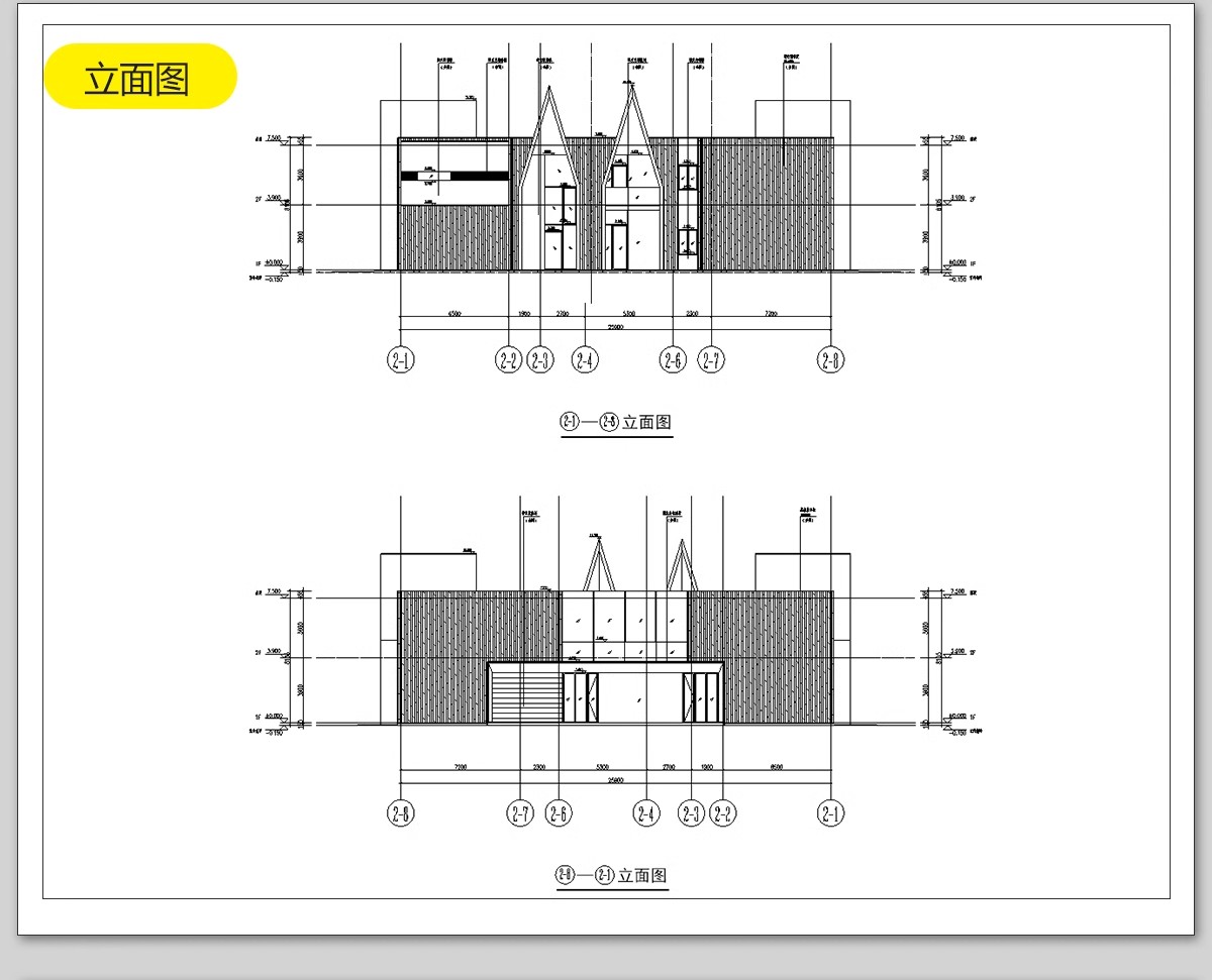 图片[29]-民宿酒店建筑CAD施工图 总平面布局图立面乡村客栈设计图纸效果图-大怪兽分享