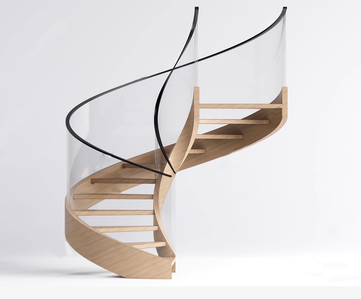 图片[23]-旋转楼梯SU模型库室内铁艺楼梯中式欧式现代螺旋扶梯扶手草图大师-大怪兽分享