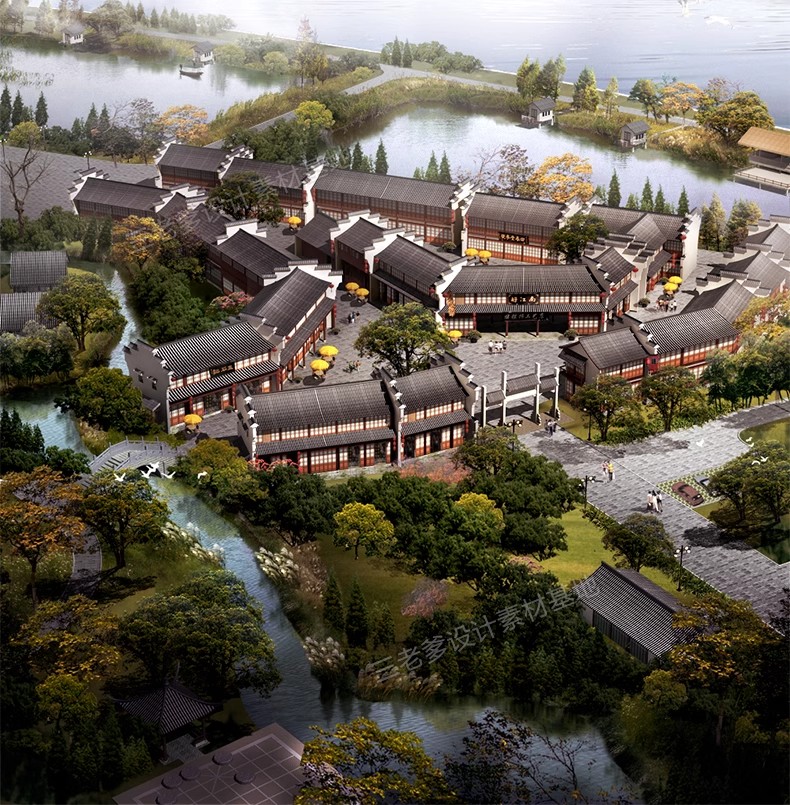 图片[33]-鸟瞰植物PSD分层素材合集景观园林建筑设计后期效果图树木ps花草-大怪兽分享