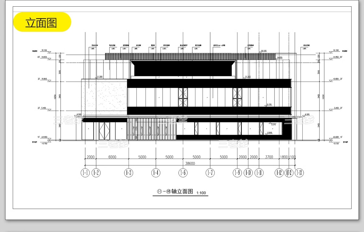 图片[30]-民宿酒店建筑CAD施工图 总平面布局图立面乡村客栈设计图纸效果图-大怪兽分享