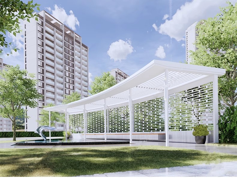 图片[32]-庭院防腐 木 花架休闲葡萄架长廊公园户外景观廊架su模型草图大师-大怪兽分享