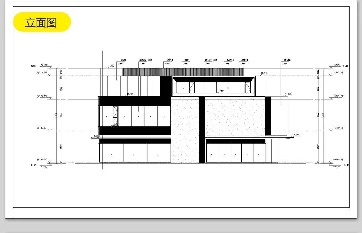 图片[31]-民宿酒店建筑CAD施工图 总平面布局图立面乡村客栈设计图纸效果图-大怪兽分享