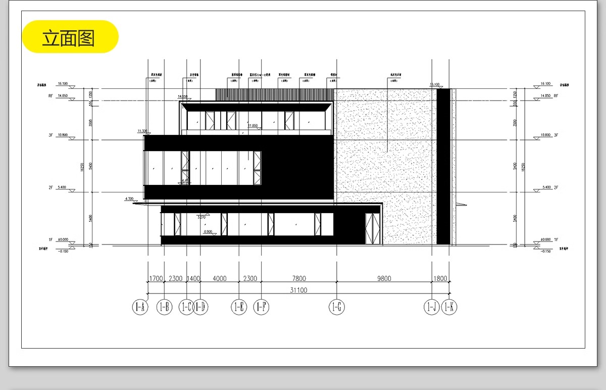 图片[32]-民宿酒店建筑CAD施工图 总平面布局图立面乡村客栈设计图纸效果图-大怪兽分享