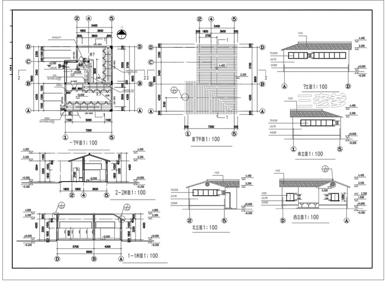 图片[24]-180套，厕所公厕建筑公共卫生间CAD施工图 户外洗手间平面布置方案布局图-大怪兽分享