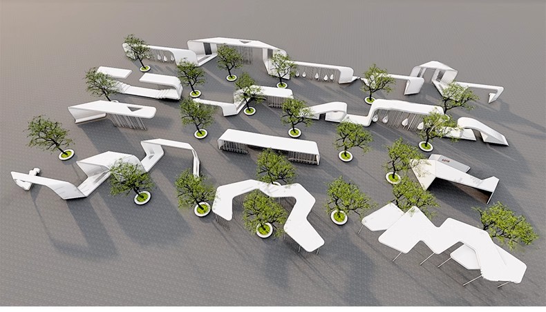 图片[37]-庭院防腐 木 花架休闲葡萄架长廊公园户外景观廊架su模型草图大师-大怪兽分享