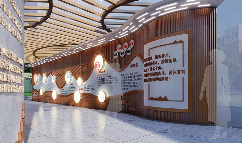 图片[38]-240套，2025新中式学校公园广场艺术文化长廊廊架宣传栏草图大师SU模型库-大怪兽分享