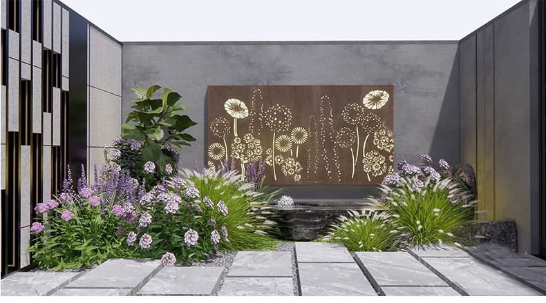 图片[29]-园林景观花镜花境植物配置地被花丛花草花卉草花组团搭配su模型库-大怪兽分享