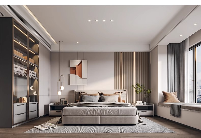 图片[28]-2025轻奢装修设计风格效果图片实景样板房现代软装简约CAD施工图-大怪兽分享