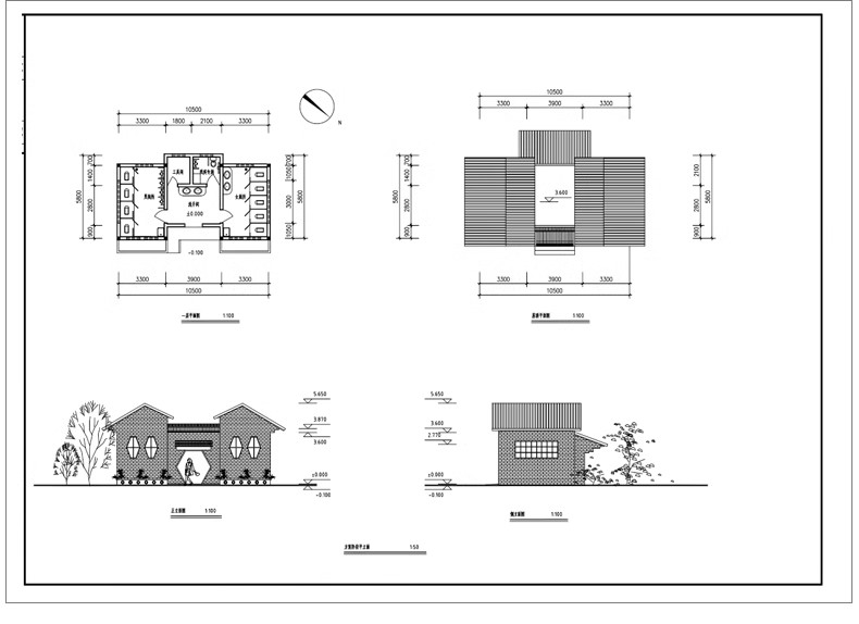 图片[28]-180套，厕所公厕建筑公共卫生间CAD施工图 户外洗手间平面布置方案布局图-大怪兽分享