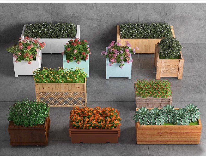 图片[21]-现代植物花坛花箱SU模型种植箱户外花箱花钵sketchup草图大师素材-大怪兽分享