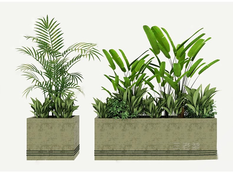 图片[25]-现代植物花坛花箱SU模型种植箱户外花箱花钵sketchup草图大师素材-大怪兽分享