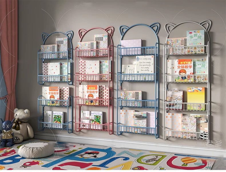 图片[25]-现代书架书柜木架置物架SU模型 创意工业风书吧书房设计草图大师-大怪兽分享