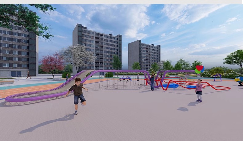 图片[31]-景观小区康体健身器材全龄运动场地多功能SU模型公园广场CAD设施-大怪兽分享