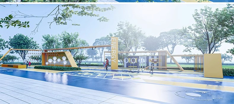 图片[33]-景观小区康体健身器材全龄运动场地多功能SU模型公园广场CAD设施-大怪兽分享