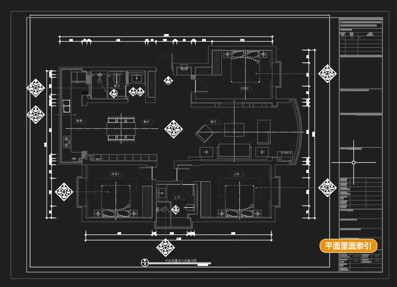 图片[22]-家装设计CAD施工图纸整套效果图平面立面3D模型实景装修室内全套-大怪兽分享