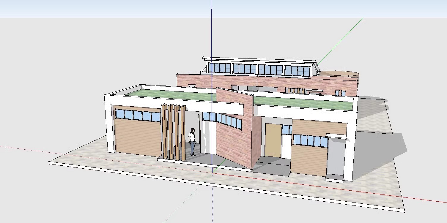 图片[23]-1250套，现代中式园林公厕景区卫生间公共设施建筑设计SU模型库CAD施工图-大怪兽分享