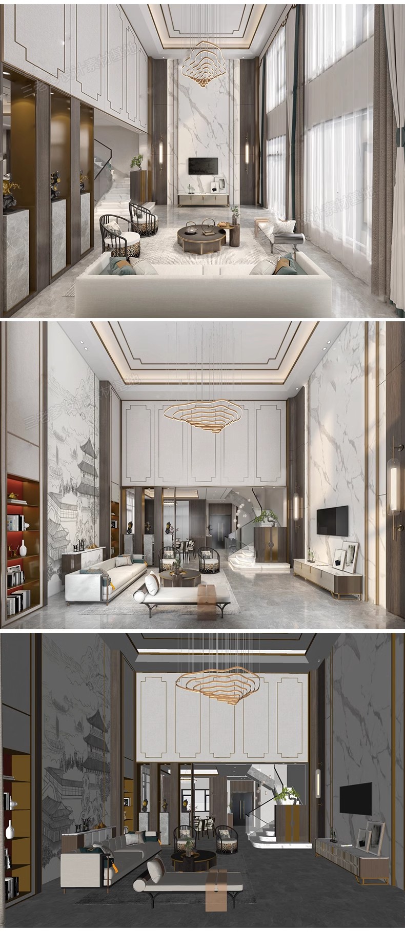 图片[28]-新中式风格SU模型室内家装客厅沙发家具餐桌椅卧室床草图大师素材-大怪兽分享