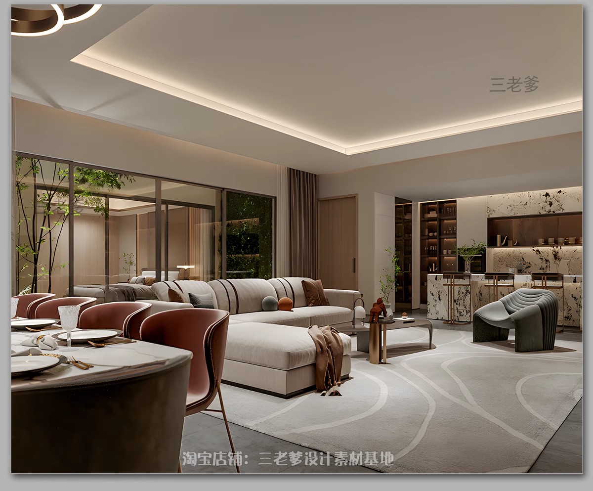 展厅展览企业文化科技展示展馆博物馆室内设计效果图CAD施工图纸-大怪兽分享
